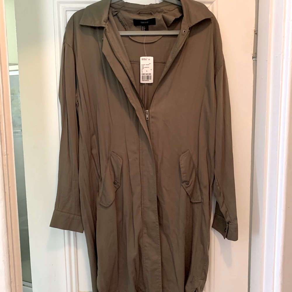 Olive Green Forever21 Jacket